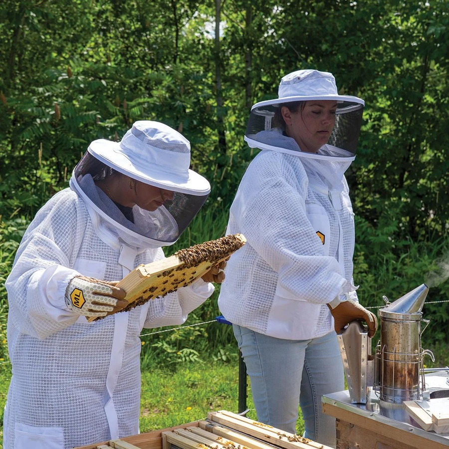 Cours collectif et visite au rucher en groupe